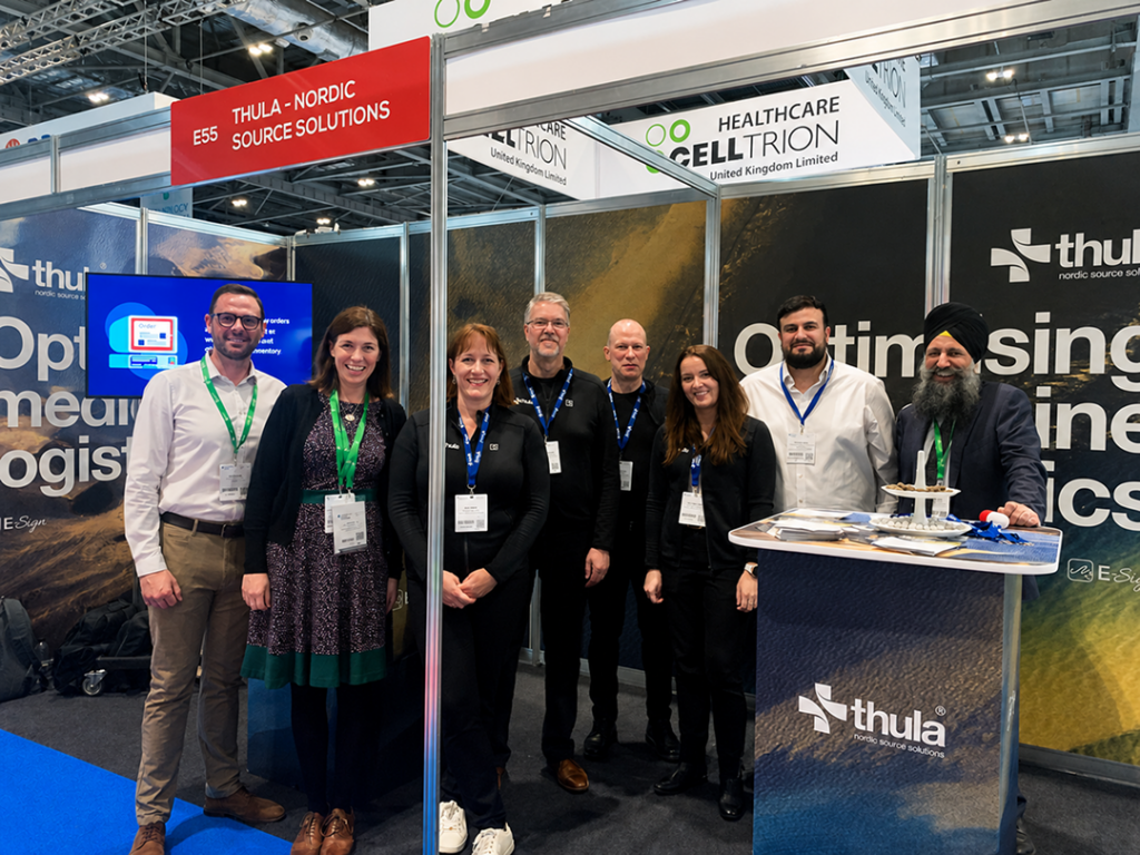 Thula team and UHB Pharmacists at the CPC 2023 healthcare trade show.